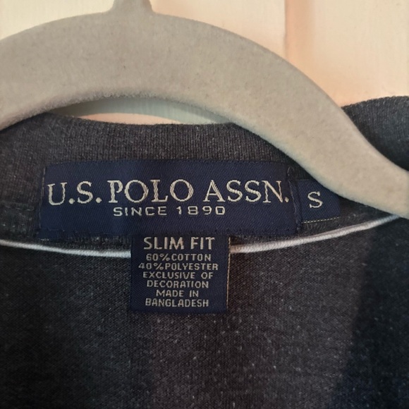 U.S. Polo Assn. Charcoal Polo Shirt - Picture 2 of 4